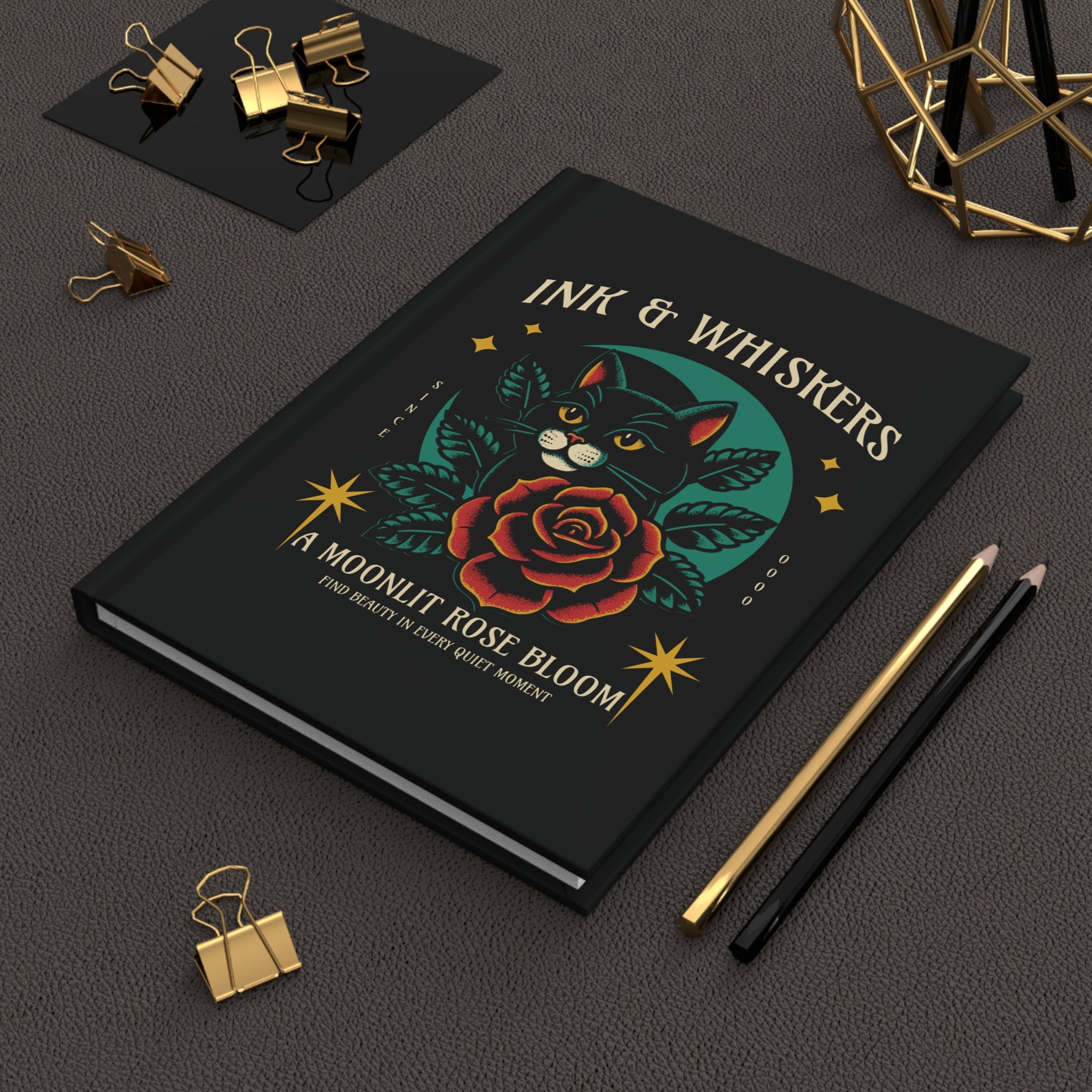 Ink & Whiskers Hardcover Journal