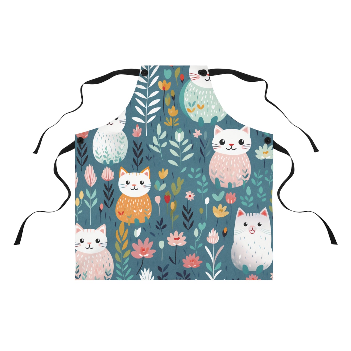 Flower kitty Apron