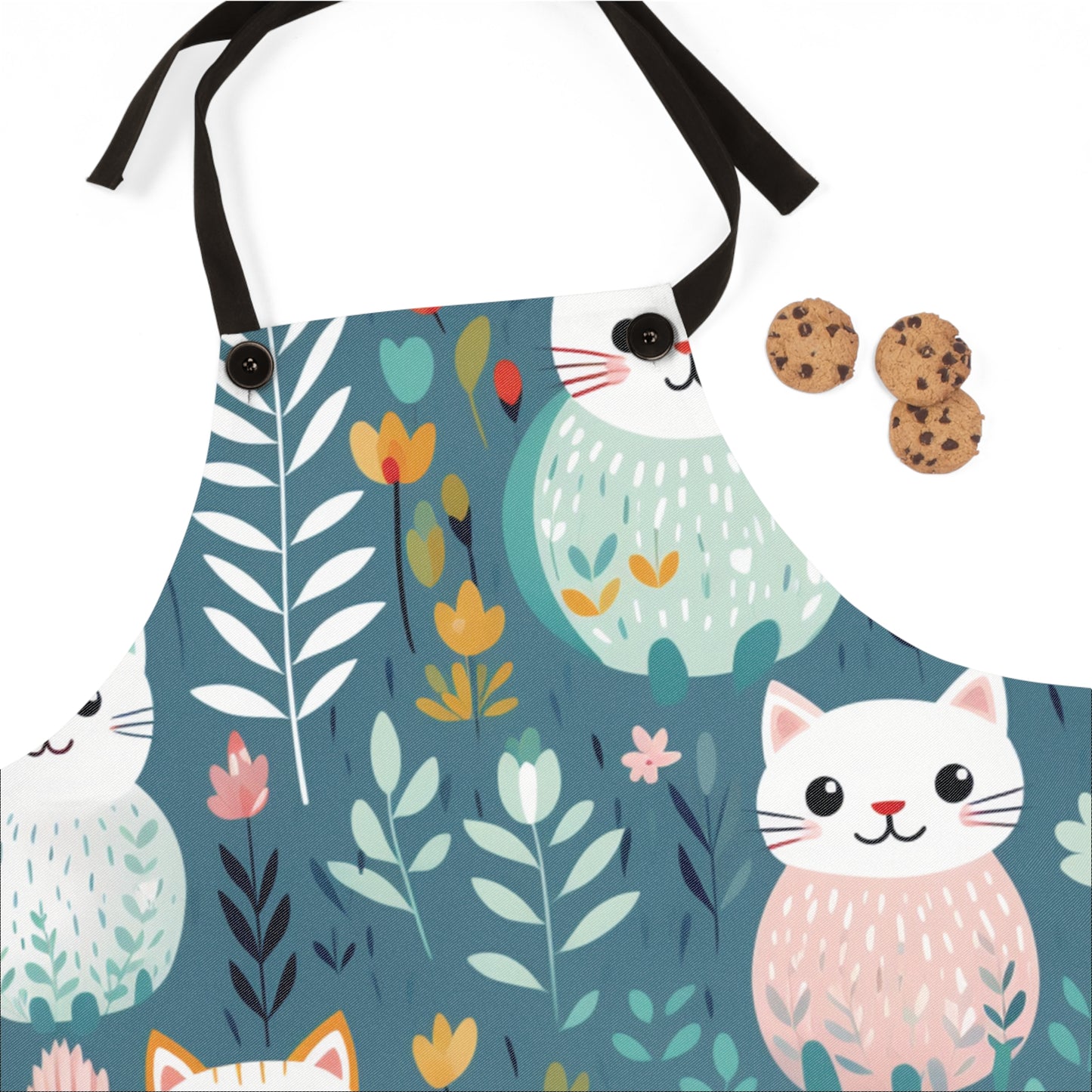 Flower kitty Apron