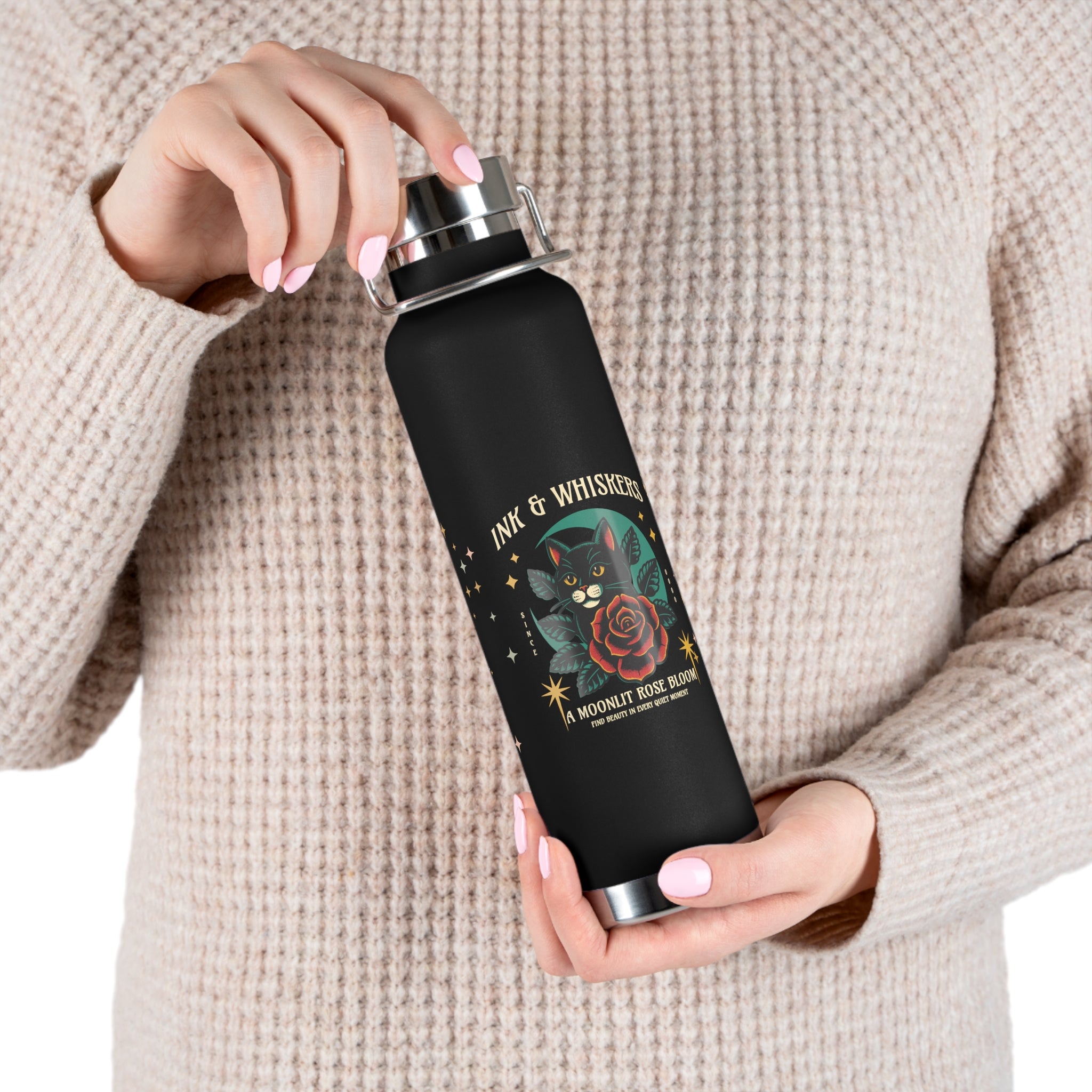 Ink & Whiskers Stainless Steel  Insulated Bottle