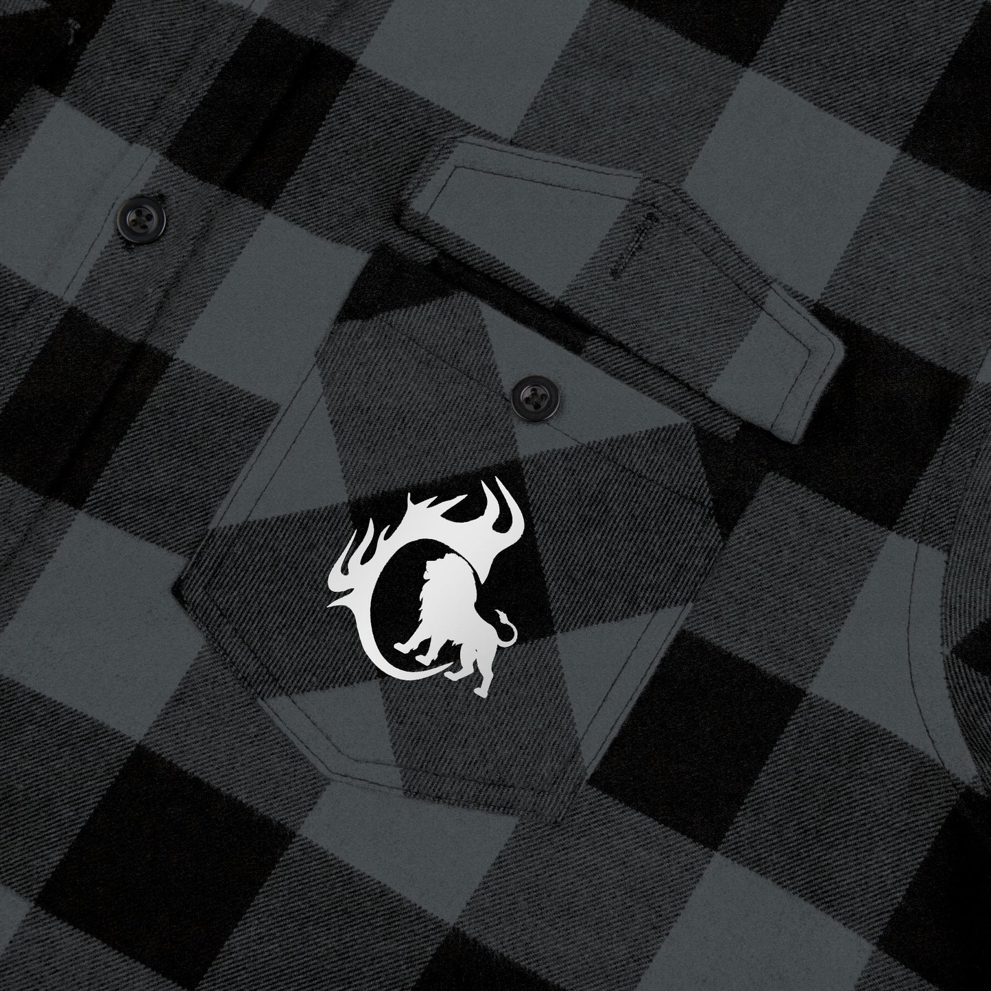 Tribal Lion Flannel Shirt