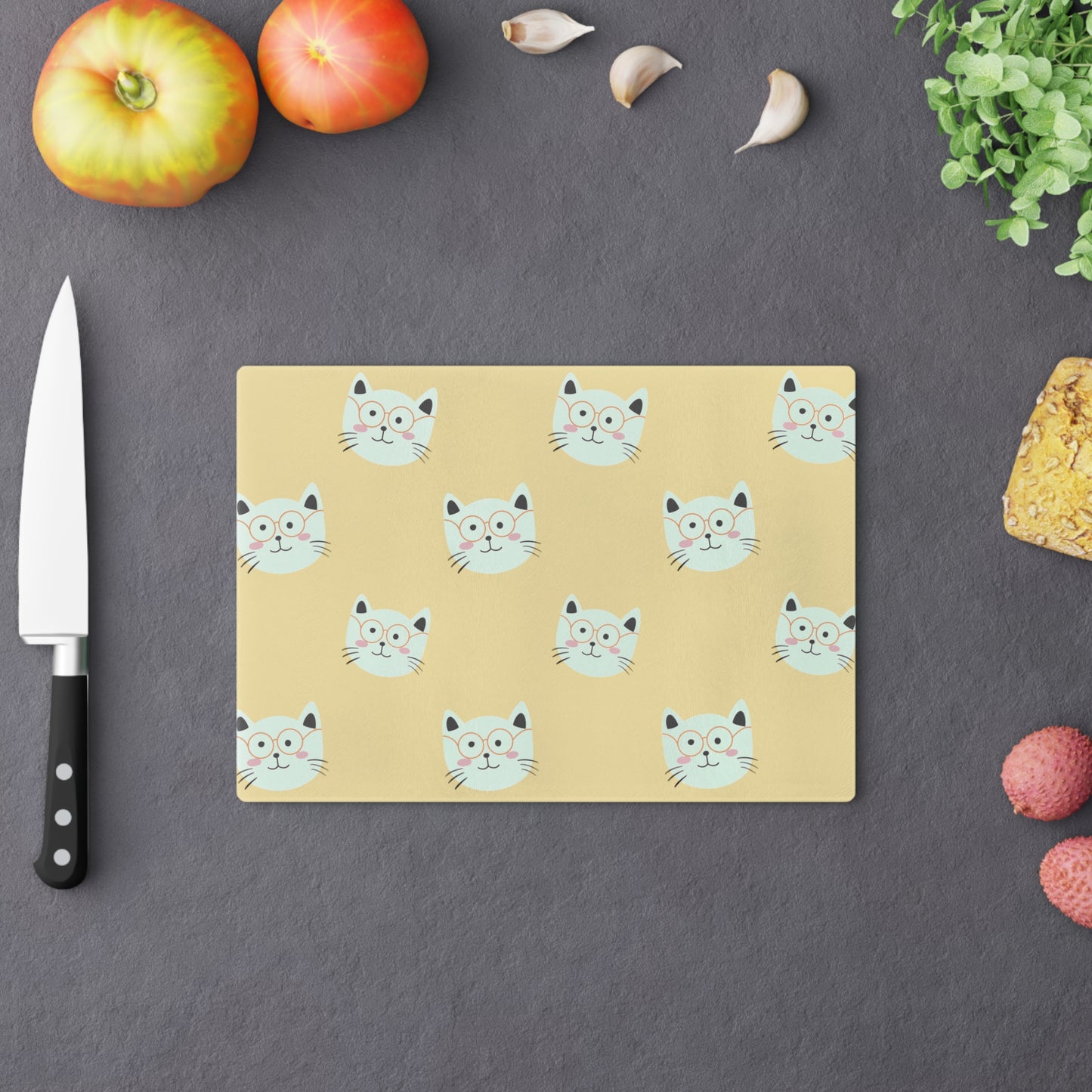 Chef Happy Cat - Cutting Board