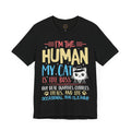 Black My Cat Is The Boss t-shirt featuring bossy cat in suit and tie