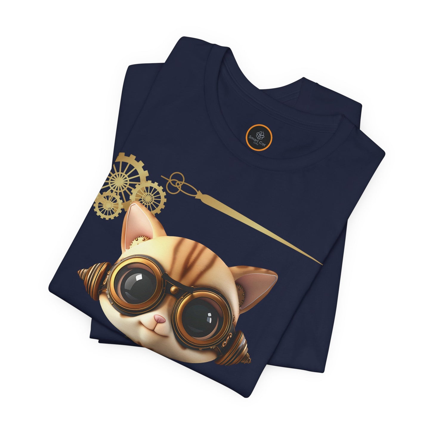 Steampunk Kitty - Unisex Jersey Short Sleeve Tee