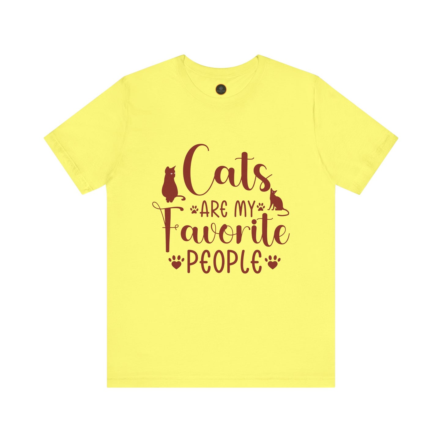 Cats Are My Favorite People - Unisex Jersey Short Sleeve Tee