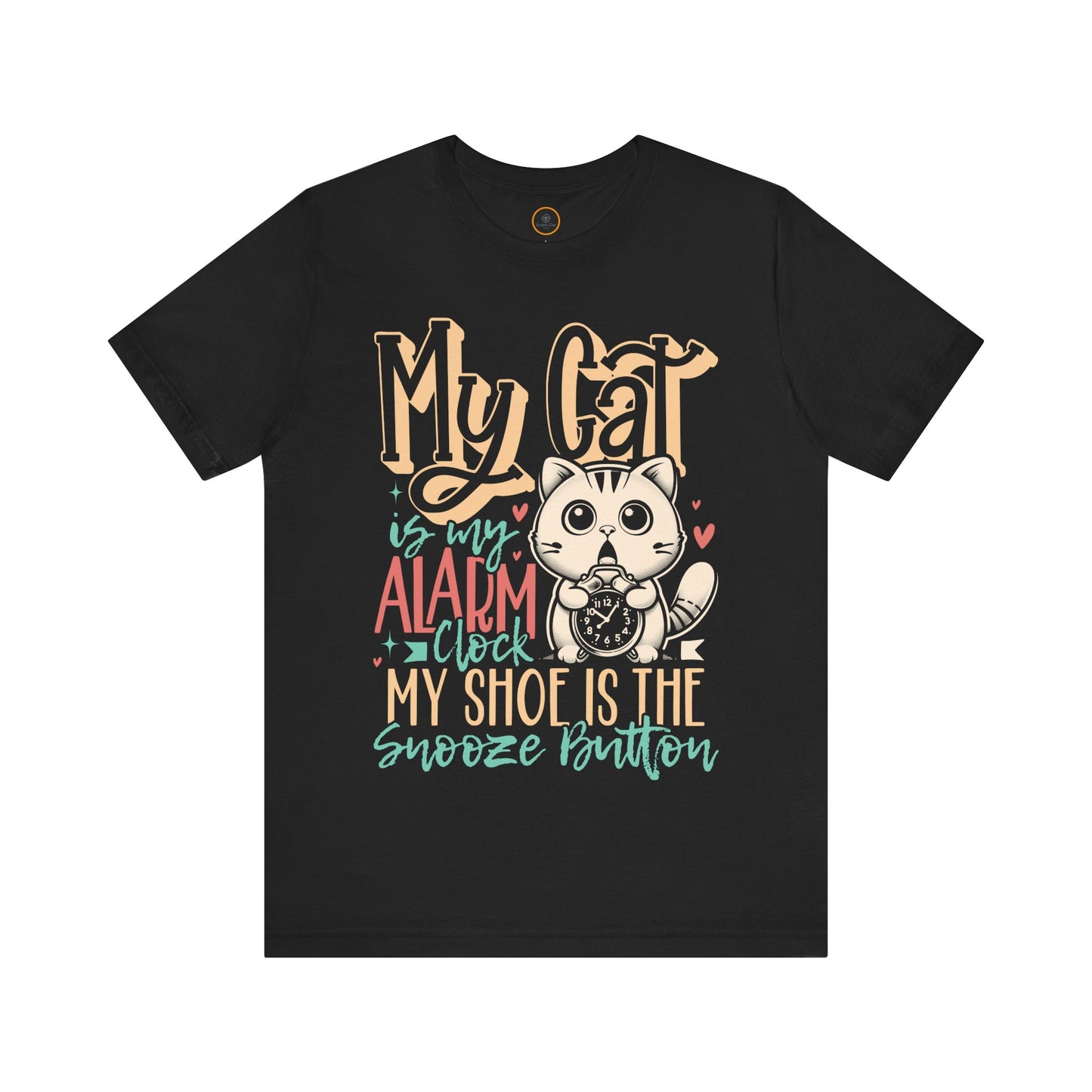 My Cat Is My Alarm Clock - Unisex Jersey Short Sleeve Tee