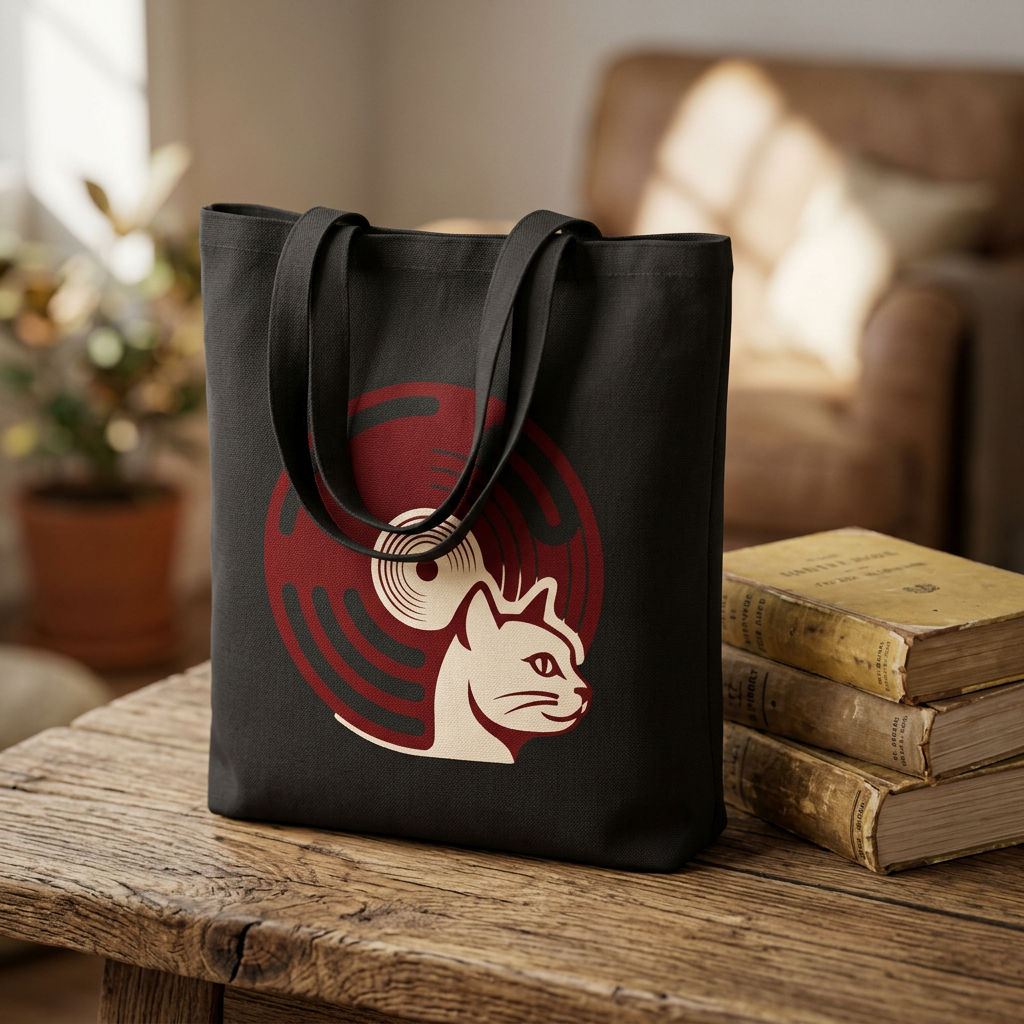 Vinyl Fur Canvas Tote