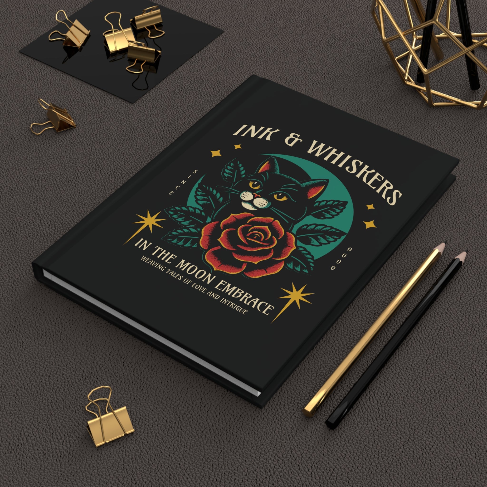 Ink & Whiskers Hardcover Journal