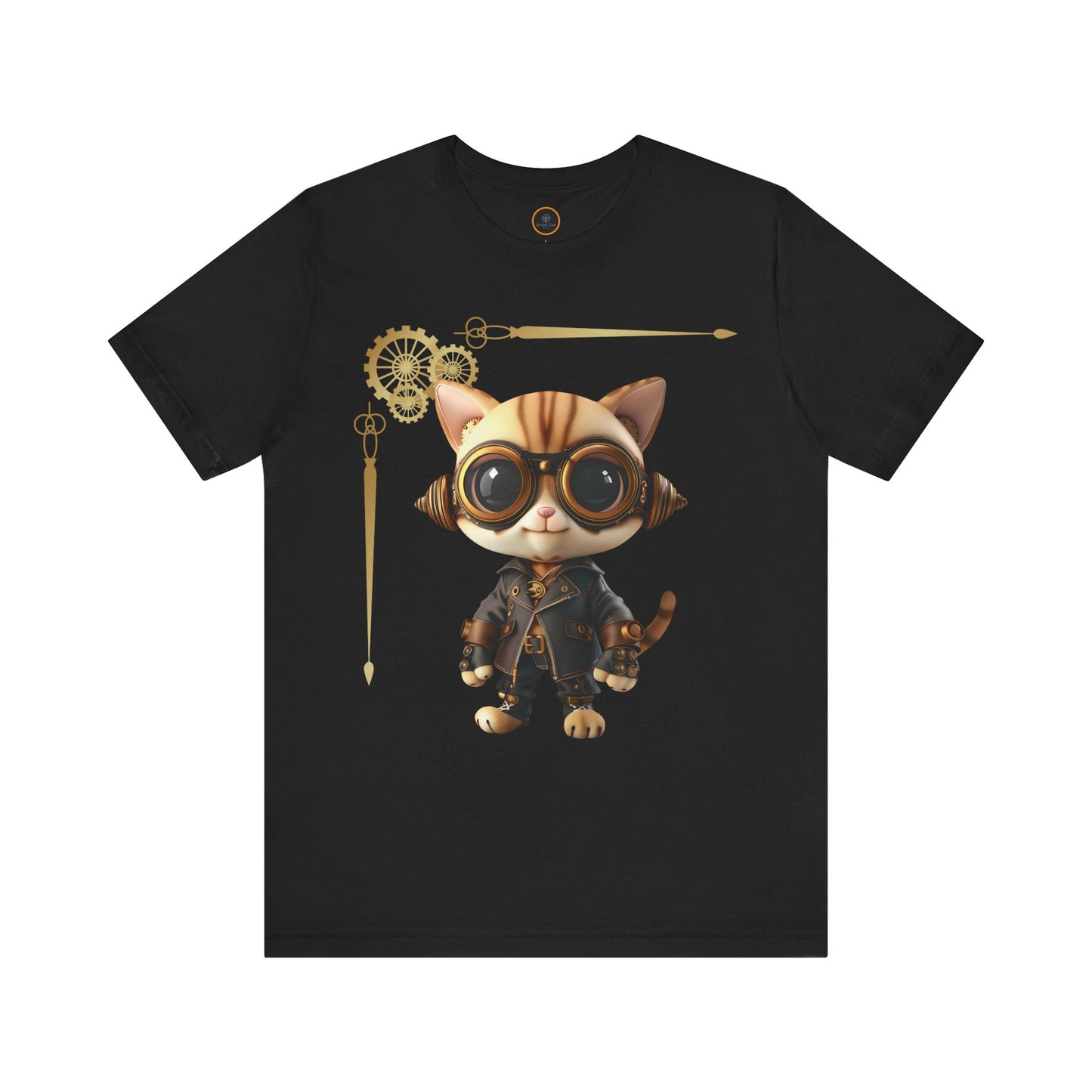 Steampunk Kitty - Unisex Jersey Short Sleeve Tee