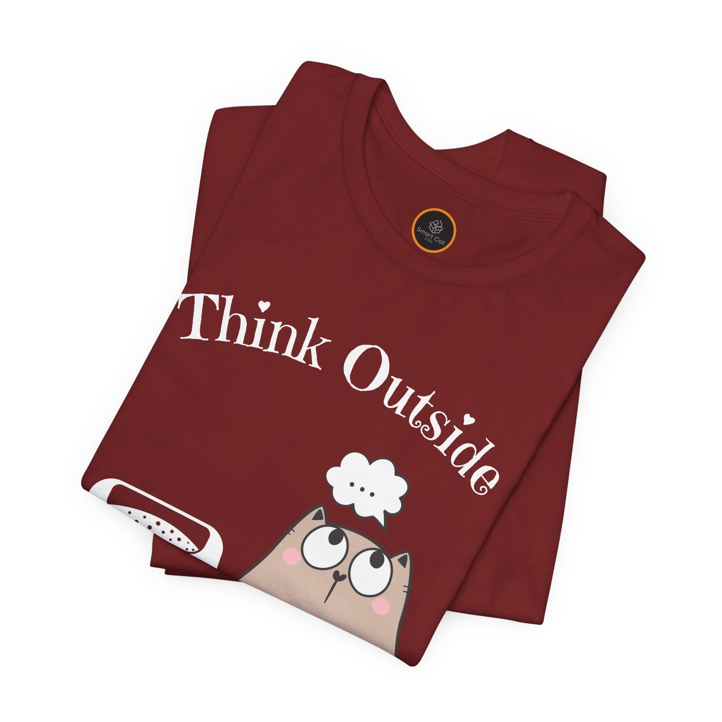 Think Outside The Litter Box - Unisex Jersey Short Sleeve Tee