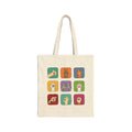 Paw Signals Canvas Tote