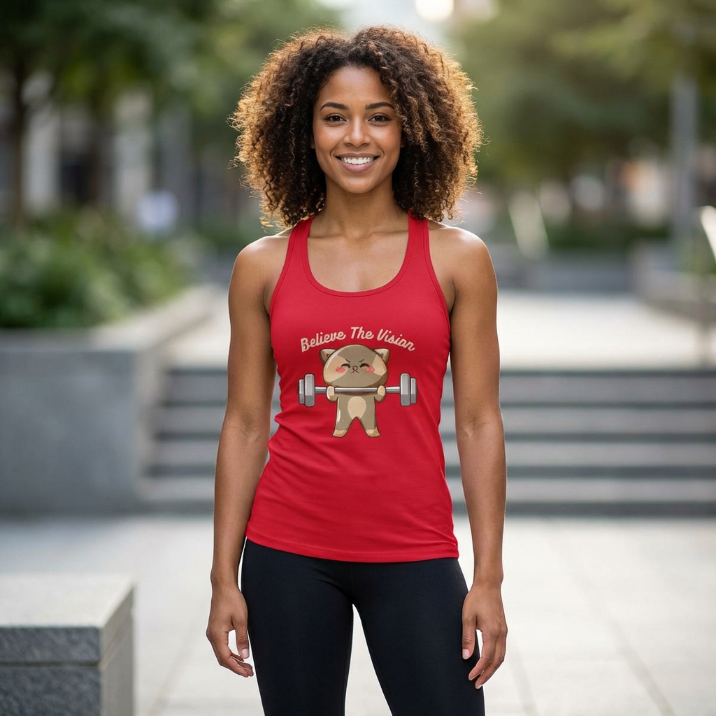 Believe The visionWomen's Racerback Tank