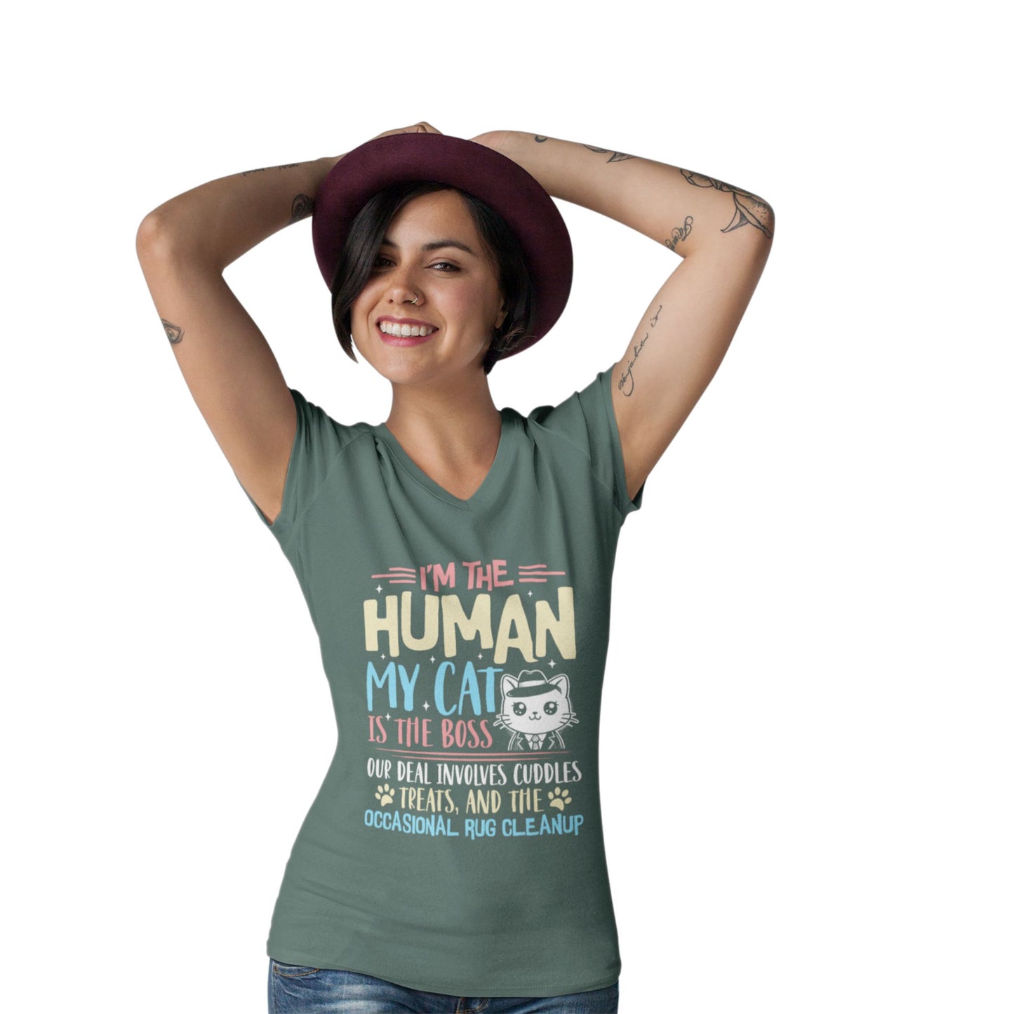 My Cat Is The Boss T-Shirt