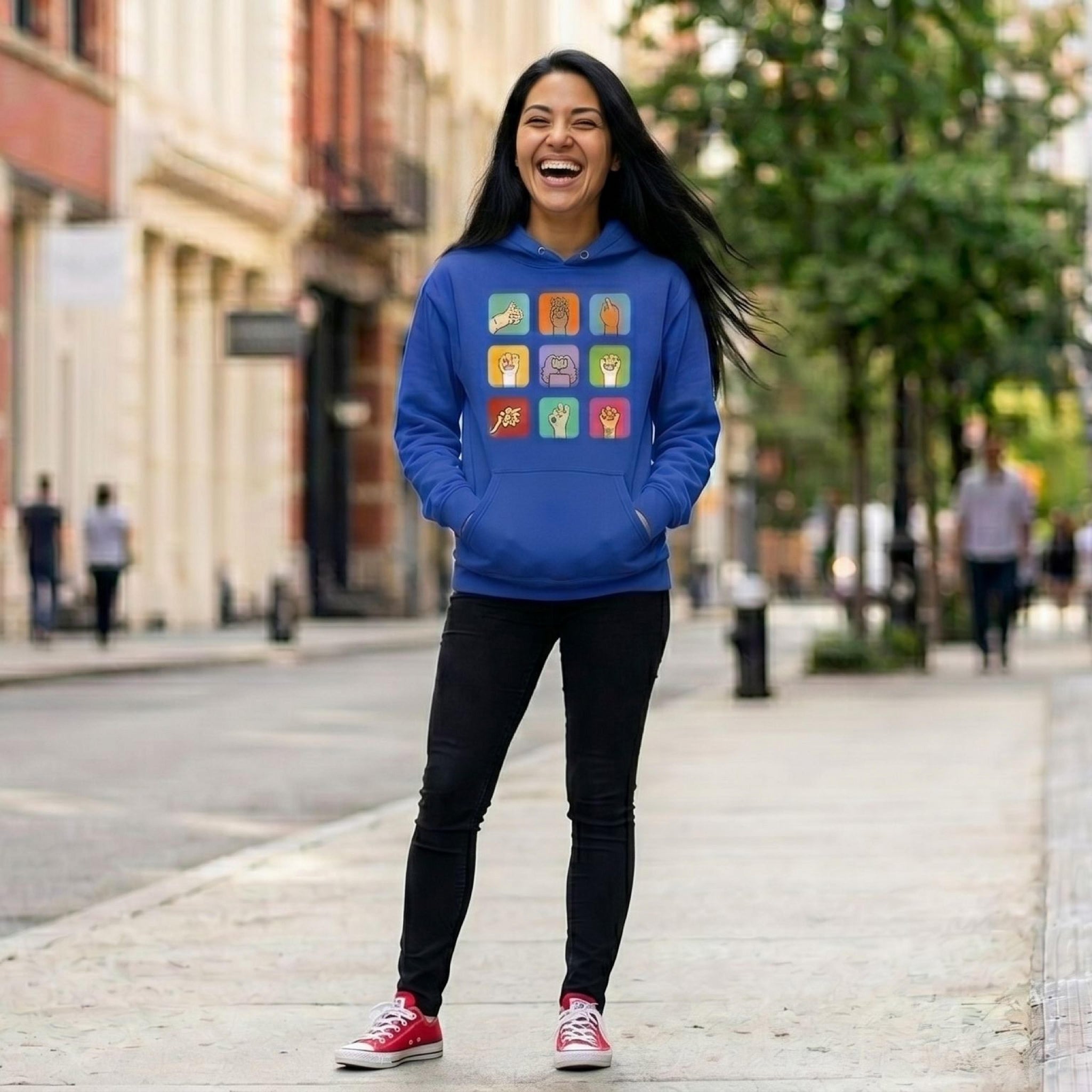 Paw Signals Streetwear Hoodie
