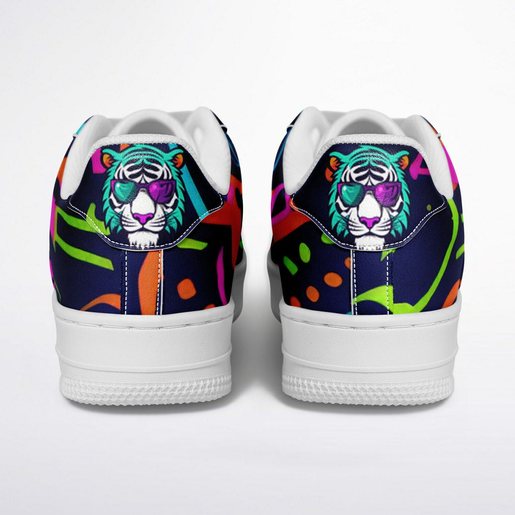 Neon Tiger Sneakers