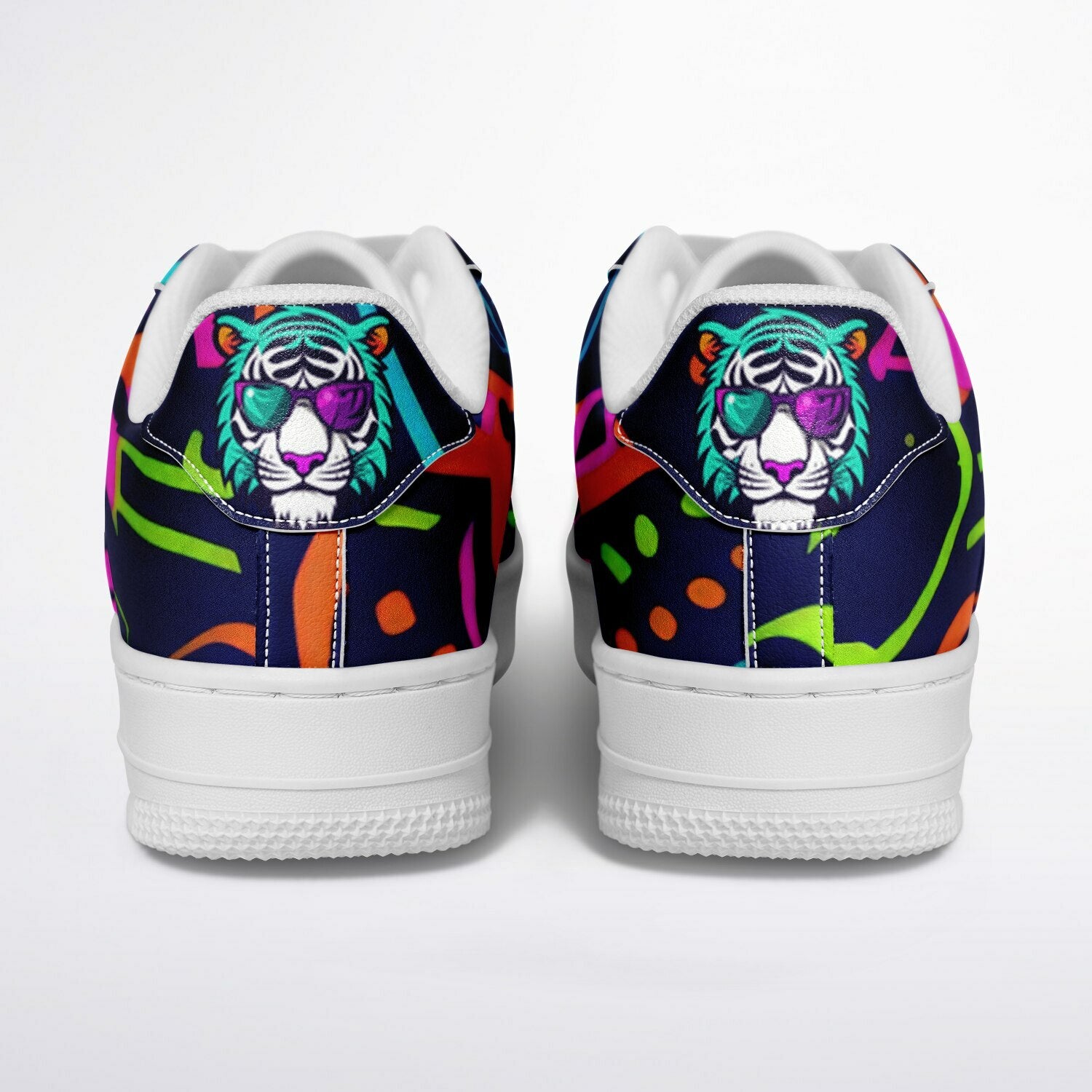 Neon Tiger Sneakers