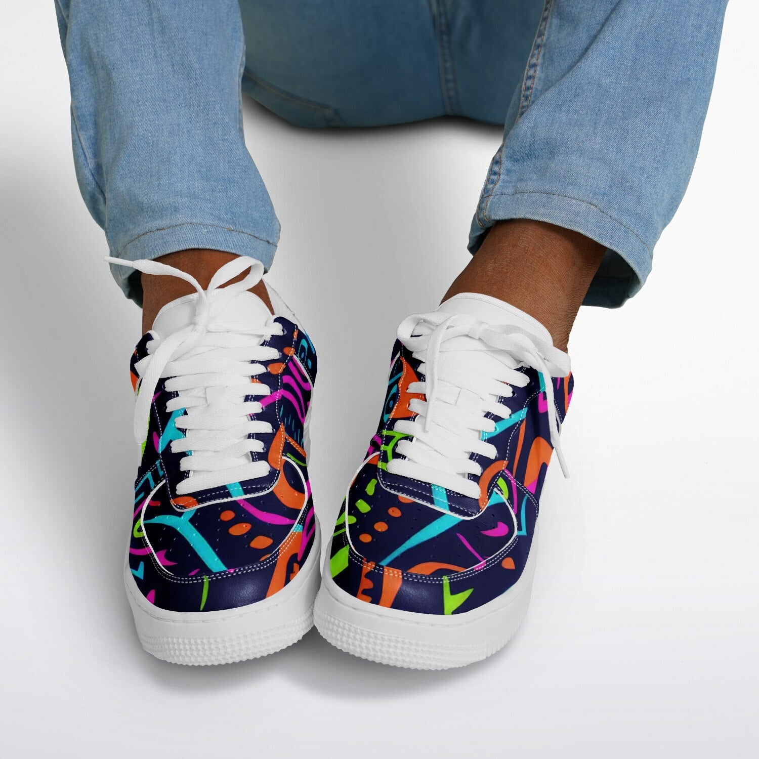 Neon Tiger Sneakers